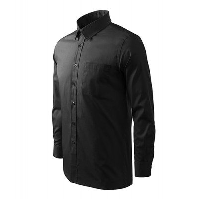 Pánska košeľa STYLE LS 209, čierna